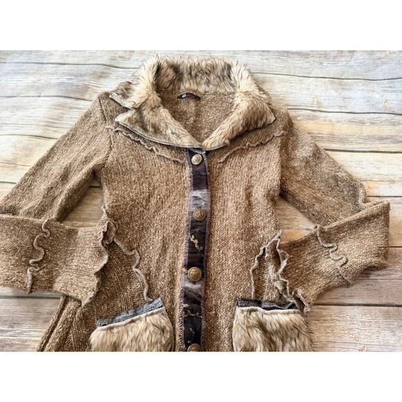 LONG LINE CARDIGAN SWEATER - Picture 6 of 9